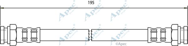 APEC BRAKING stabdžių žarnelė HOS3559